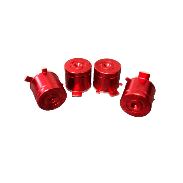 PS5 Controller Aluminium Metal Joystick Buttons D-Pad & Caps Red