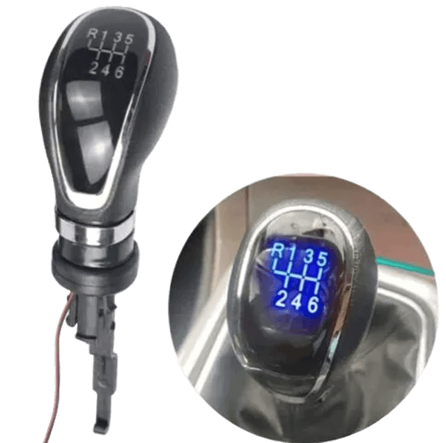 6 Speed Gear Knob W/Blue LED Light for Buick or Astra 2009-2014