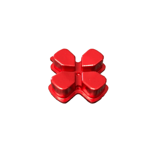 PS5 Controller Aluminium Metal Joystick Buttons D-Pad & Caps Red