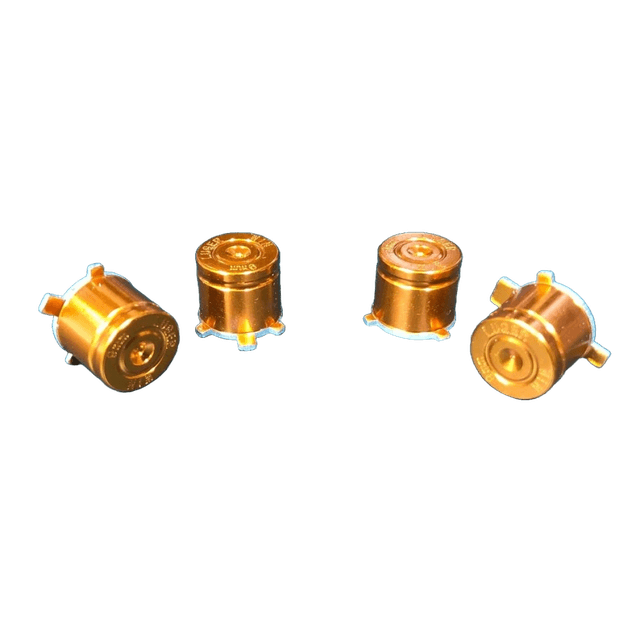 PS5 Controller Aluminium Metal Joystick Buttons D-Pad & Caps Gold