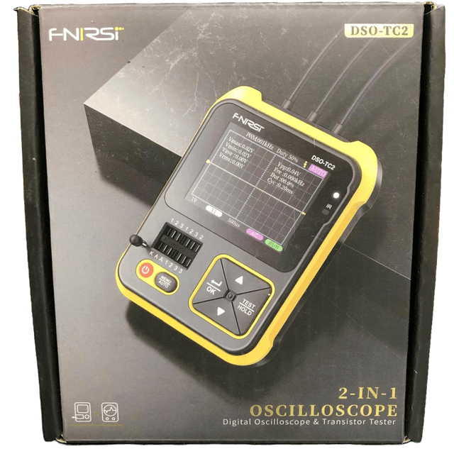 FNIRSI DSO-TC2 Mini Digital Oscilloscope Component Tester