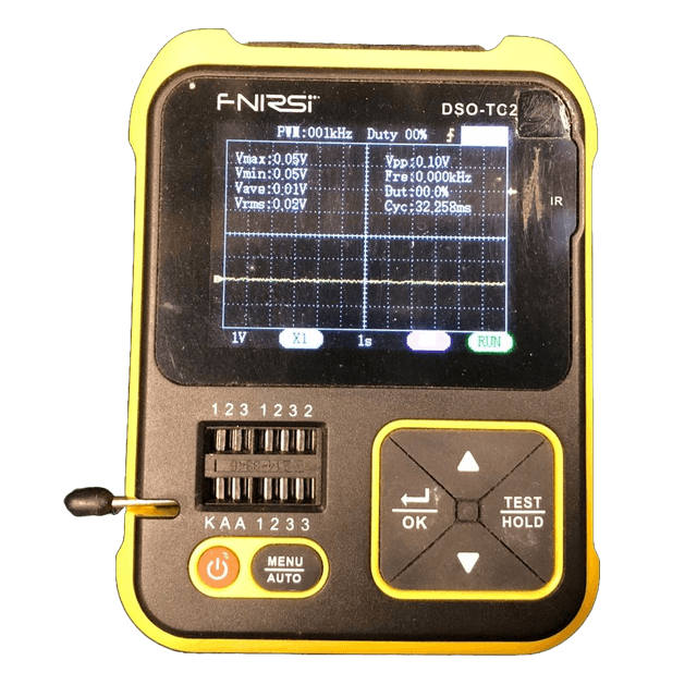FNIRSI DSO-TC2 Mini Digital Oscilloscope Component Tester