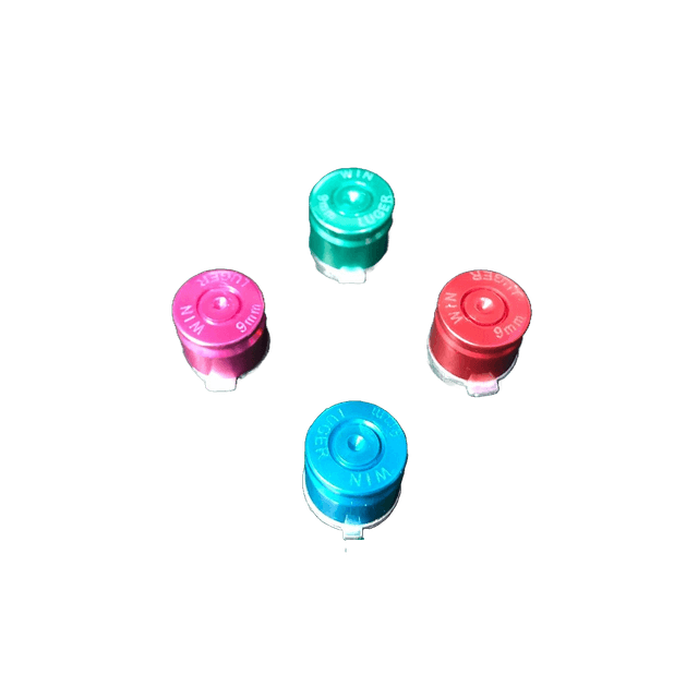 PS4 Controller Aluminium Metal Controller Colour Coded Buttons